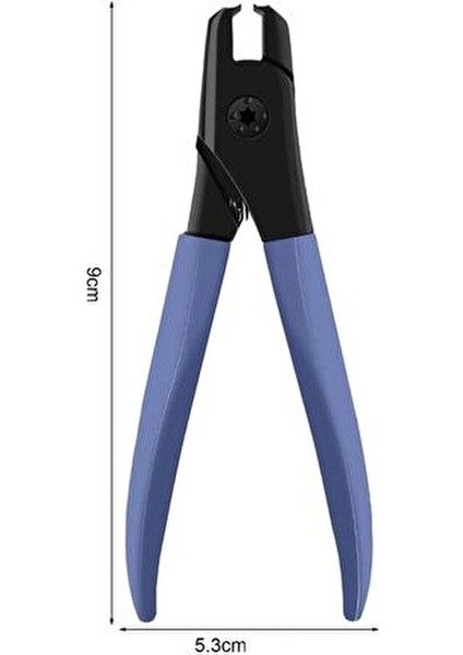 Profesyonel Tırnak Makası Ergonomik Tasarım 50 Yıl Dayanıklı 100% Krom Siyah