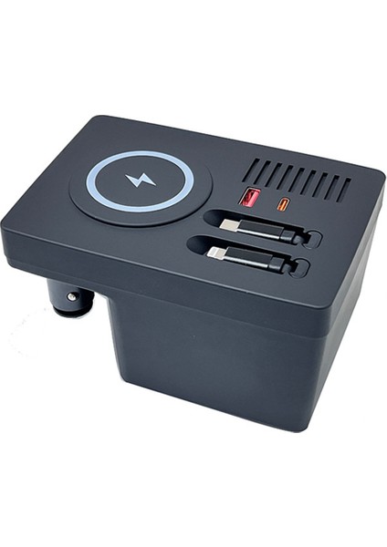 Audi A4L B9 A5 S5 S5 Lhd USB Tip-C Fast Kablosuz Şarj Cihazı Şönt Yerleştirme Istasyonu Araba Iç Mekan (Yurt Dışından)