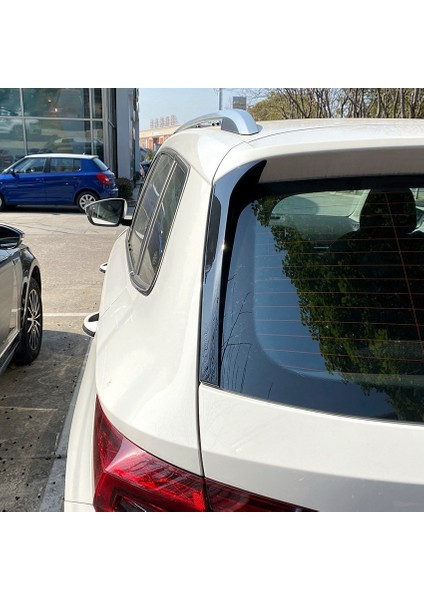 Skoda Karoq Için Kanat Çatı Spoyleri Parlatıcı Siyah Siyah Arka Cam Yan Kanat Çatı Spoiler Ayrıştırıcı Çıkartmalar (Yurt Dışından) fırsatları