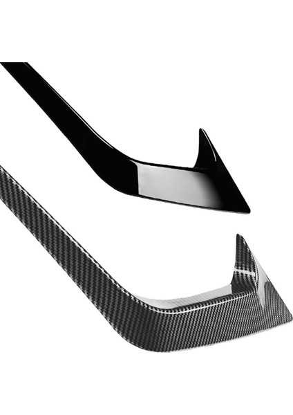 Araba Ön Tampon Ayırıcı Spoiler Dekoratif Kaplamalar Ford Fiesta St Mk6 12-2017 Karbon Fiber Desen (Yurt Dışından) modelleri