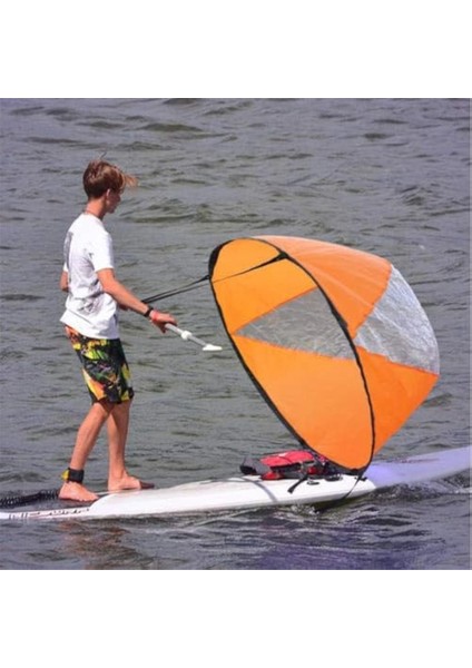 Kırmızı Kayık Yelken Kürek, Aşağı Rüzgar Yelken Seti Kayık Aşağı Rüzgar Yelken Taşınabilir Katlanır Yelken (Yurt Dışından) modelleri