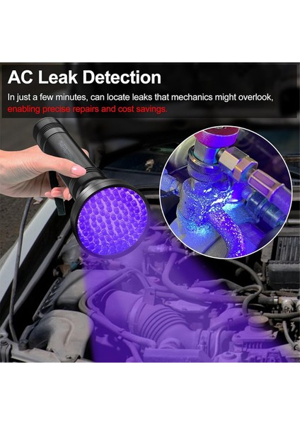 Klima Sızıntı Tespit 100 LED Araç Ac Uv Boya Sızıntı Dedektörü - Otomotiv Profesyonel Aracı (Yurt Dışından) fiyatları