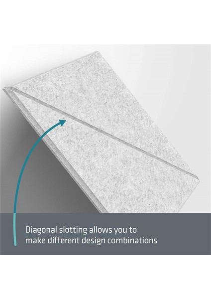 12 Paket Akustik Panel, 12 x 12 Inç Dekoratif Ses Yalıtımı Paneller, Duvar ve Tavan Akustik Paneller Gümüş Gri (Yurt Dışından) modelleri