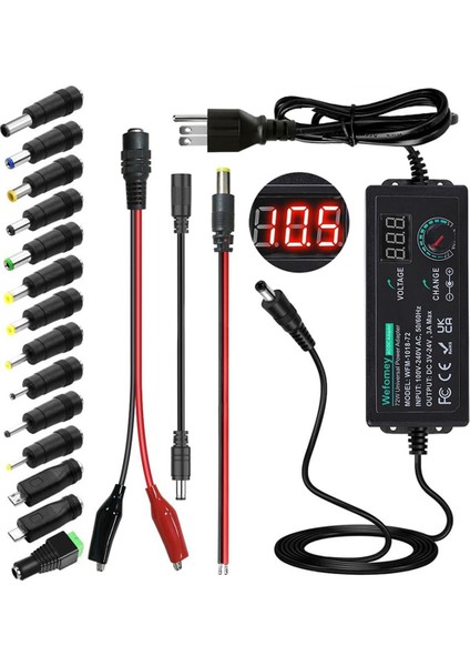 Güç Kaynağı 3V-24V 3A 72W Ayarlanabilir Değişken 3V 5V 6V 9V 12V 18V 20V 24V Ac/dc, 100V-240V Ac-Dc Dönüştürücü Us Fiş (Yurt Dışından)