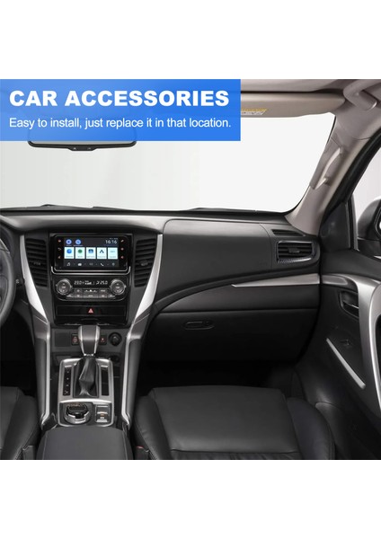 Mitsubishi Pajero Sport 2020 1 Adet Karbon Fiber Abs Klima Havalandırma Çıkış Kapağı Kapak Trim Araba Stil (Yurt Dışından) indirimleri