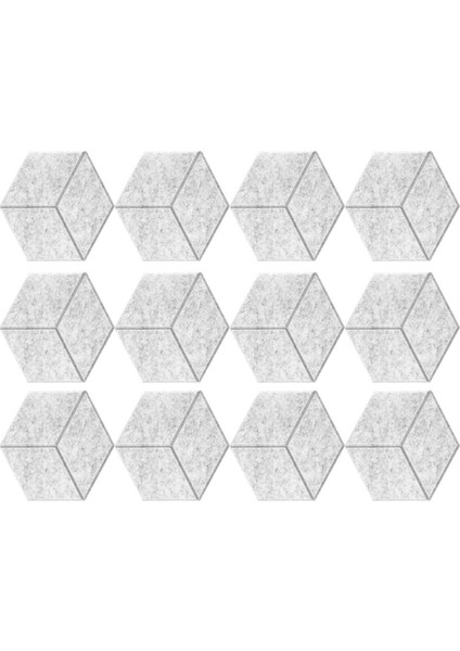 Kendi Kendine Yapışkanlı 12 Pack Akustik Paneller, 12X10.2X0.4INCH Ses Geçirmez Köpük Panelleri, Duvarlar Için Ses Emici Karo Gri (Yurt Dışından)