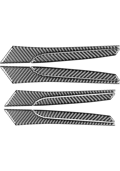 Mazda Için Karbon Fiber 3 2010-2013 Araba Iç Kapı Kolu Çekme Kavga Kapağı Çıkartma Trim Aksesuarları (Yurt Dışından)