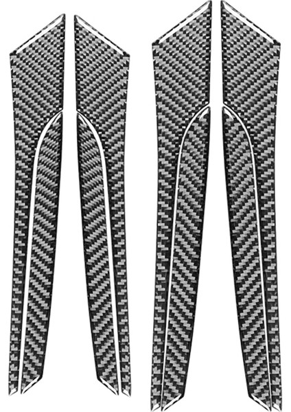 Mazda Için Karbon Fiber 3 2010-2013 Araba Iç Kapı Kolu Çekme Kavga Kapağı Çıkartma Trim Aksesuarları (Yurt Dışından) fırsatları