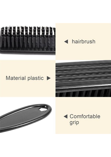 2 Adet Soluk Fırça Tarağı Makas Temizleme Fırçası Berber Dükkanı Cilt Solması Vintage Yağ Kafa Şekli Oyma Temizleme Fırçası (Yurt Dışından) fırsatları