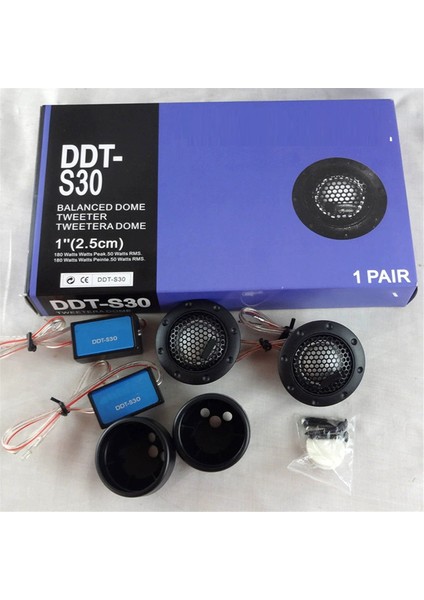 DDT-S30 1 Çift Araba Tweeter Araba Ses Ipek Film Araba Modifikasyonu Için 180W Yüksek Perde Ses Hoparlör Araba Ses (Yurt Dışından) modelleri