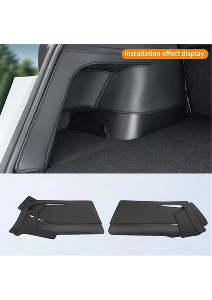 Tesla Için Model Y Juniper 2025 Gaga Mat Tam Kapsama Bagajı Her Iki Yan Muhafızlar Koruyucu Pad Kargo Liner Anti Kirli Mat (Yurt Dışından) fiyatları