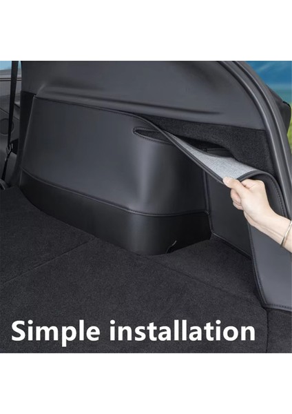 Tesla Için Model Y Juniper 2025 Gaga Mat Tam Kapsama Bagajı Her Iki Yan Muhafızlar Koruyucu Pad Kargo Liner Anti Kirli Mat (Yurt Dışından) modelleri