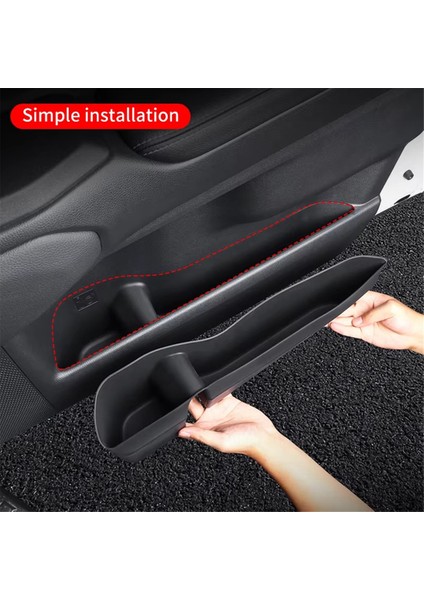 Araba Kapısı Depolama Yuvaları Toyota Land Cruiser Için Silika Jel Pad 250 Prado LC250 2024 2025 Araba Kapısı Saklama Kutusu (Yurt Dışından) fırsatları