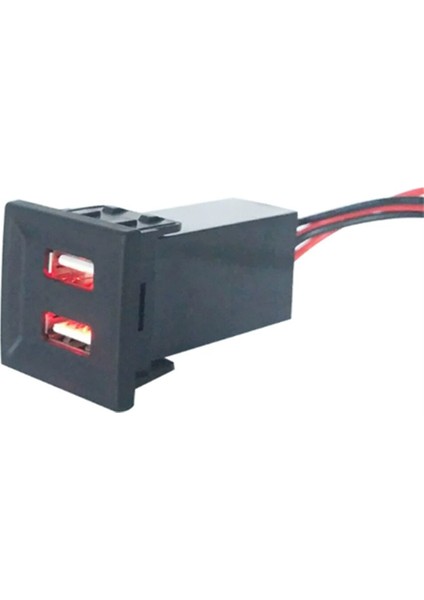 Vw T5 Transporter 2003-2009 Için Asr Dash Boş Anahtar Için Otomobil Çift USB Şarj Cihazı Adaptörü Soket Telefon Şarj Cihazı (Yurt Dışından) fiyatları