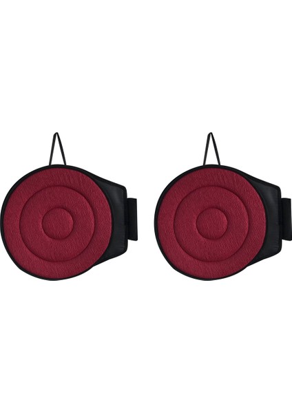 2pcs 360 ° Dönen Koltuk Yastığı, Araba Için 15.7 Inç Koltuk Yastığı, Ev Için Yaşlılar Için Döner Koltuk, Ofis Sandalyeleri Kırmızı (Yurt Dışından)