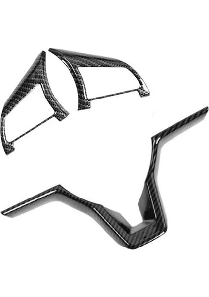 Karbon Fiber Direksiyon Simidi Dekorasyon Kapağı Çerçeve Nissan Rogue Altima Sentra Için Yaprak Versa Aksesuarları (Yurt Dışından)