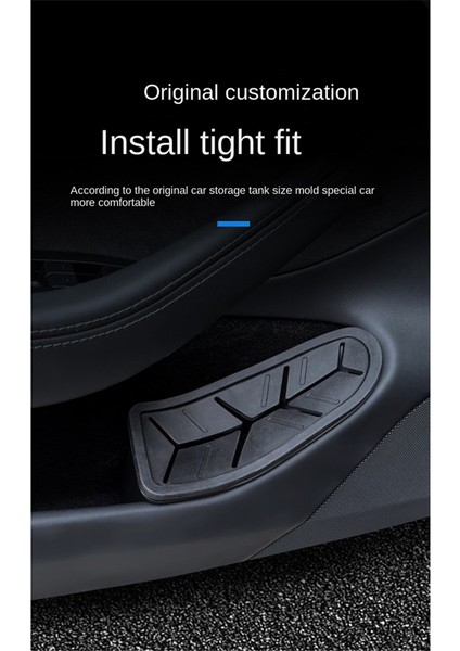 Tesla Model 3 Highland 2024 Araba Kapısı Çöp Kutusu Depolama Organizatör Enkaz Kutusu 2 Pcs (Yurt Dışından) fiyatları