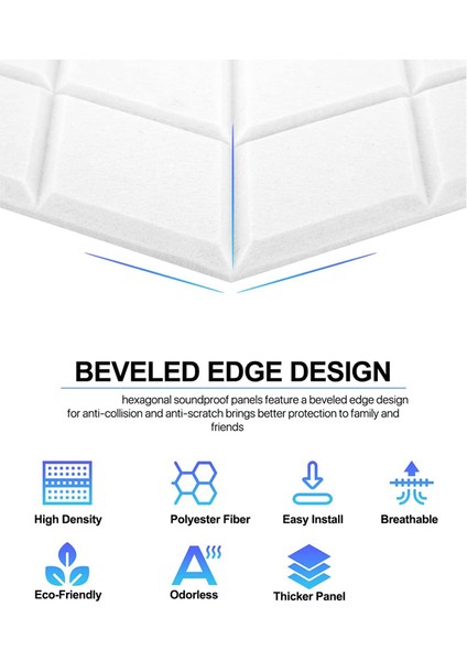 12 Paket Kendinden Yapışkan Akustik Ses Geçirmez Köpük Panelleri 13.8 x 12 X0.4inch, Stüdyolar/kayıt Stüdyoları/ofisleri Için, Beyaz (Yurt Dışından) fırsatları