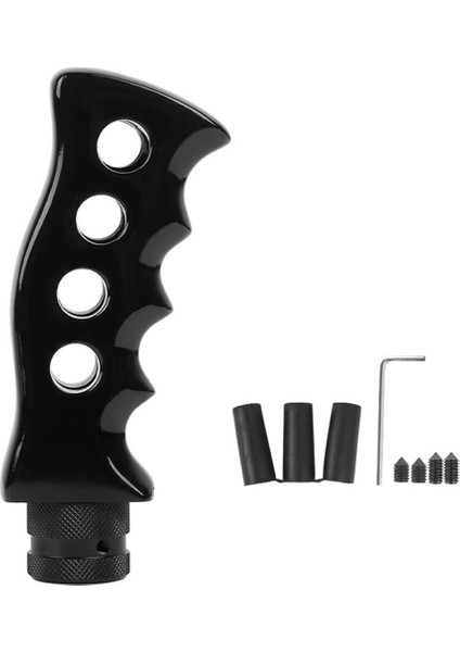 Araba Manuel Dişli Vardiya Uç Kiti, Bıçak Kavrama Tutucu Vardiya Düğmesi, Evrensel Otomatik Vardiya Düğmesi Aksesuarları, Siyah (Yurt Dışından)