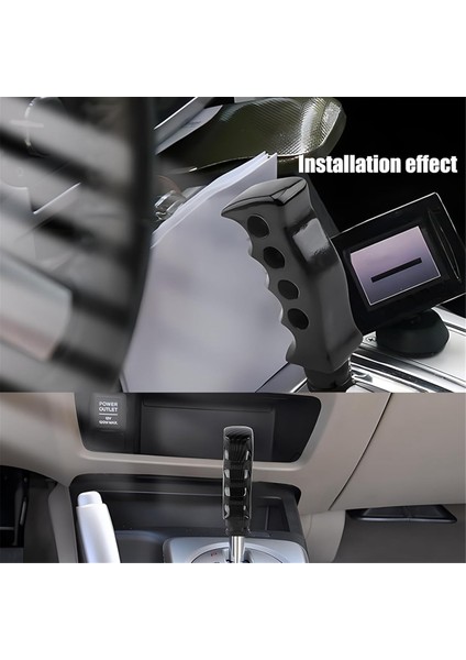 Araba Manuel Dişli Vardiya Uç Kiti, Bıçak Kavrama Tutucu Vardiya Düğmesi, Evrensel Otomatik Vardiya Düğmesi Aksesuarları, Siyah (Yurt Dışından) indirimleri