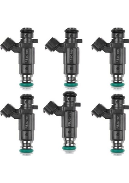 6pcs Yakıt Enjektörleri Nozul 16600-2Y915 166002Y915 Nissan X-Trail T30 T31 Için FBJC100 2.5 Petrol QR20D Murano Maxima (Yurt Dışından)