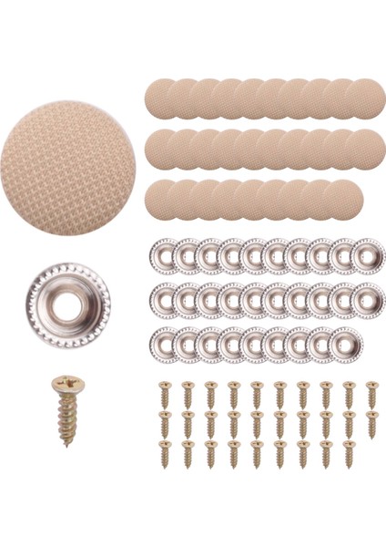 30PCS Araba Tavan Bezi Sabitleme Vidalı Araba Çatı Sabit Toka Snap Perçinler Tutucu Otomotiv Tavan Döşemesi Onarım Düğmesi Bej (Yurt Dışından) modelleri
