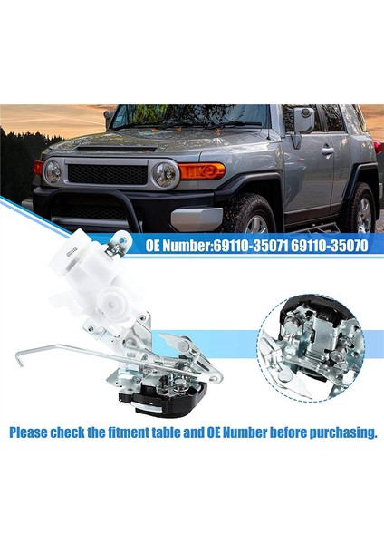 Toyota Fj Cruiser 2007 -2014 Için Arka Kapı Mandalı Aktüatör Bagaj Kapağı Kilit Aktüatör Montajı 69110-35070 (Yurt Dışından) modelleri