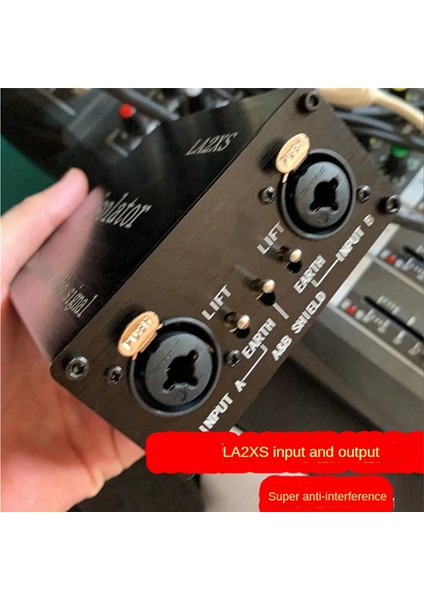 LA2XS Audio Izolatör Gürültü Azaltma Filtresi Mevcut Gürültü Çift Kanallı 6.5 Xlr Mikser Ses Izolatörleri (Yurt Dışından) fırsatları