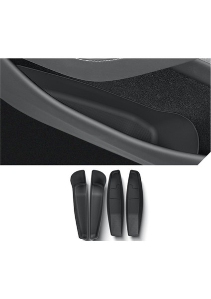 Tesla Için Araç Kapısı Yan Secutasyon Kutusu Model Y Juniper 2025 Ön Arka Kapı Kolu Yuva Tepsisi Araba Iç Aksesuarları (Yurt Dışından) fırsatları