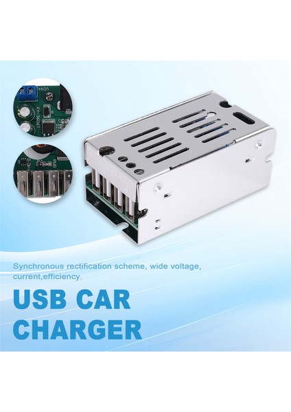 USB Araba Hızlı Şarj Cihazı Buck Modülü 24V/12V - 5V 5A 4 Port USB Dönüştürücü Fortruck Bus Güç Tüm Kayıt Kayıcı Telefon (Yurt Dışından) fırsatları