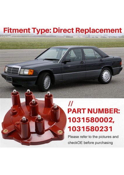 1031580231 &amp; 1031580002 Mercedes Için Distribütör Kapağı Kiti Benz 190E 260E 300E 300TE 300SEL (Yurt Dışından) indirimleri