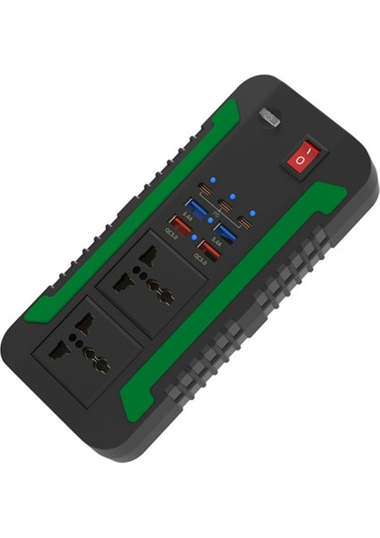 300W 12V24V 110V220V Araç Inverter Dönüştürücü Güç Invertör Adaptörü Tip-C USB Qc3.0 Şarj Cihazı Hızlı Şarj (Yurt Dışından) fırsatları