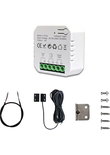 Tua Smart Life Wifi Garaj Kapı Açıcı Denetleyici Sensör Uygulaması Uzaktan Kumanda Alexa Google Home Için Uygun, Ab Fiş (Yurt Dışından)