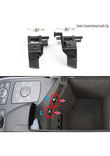 1666804103 Merkez Konsolu Art Tabanca Mandal Mandal Millet Klibi/gl/gl/gle/gls Sınıfı W292 W166 C292 X166 (Yurt Dışından)