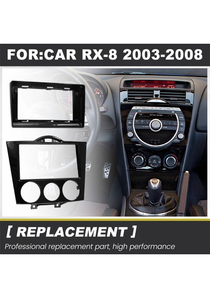 9 Inç 2din Fasya Paneli Radyo Android Mp5 Gps Oynatıcı Çerçeve Başı Birim Mazda Rx-8 2003-2008 Için Stereo Çizgi Kapağı (Yurt Dışından) indirimleri