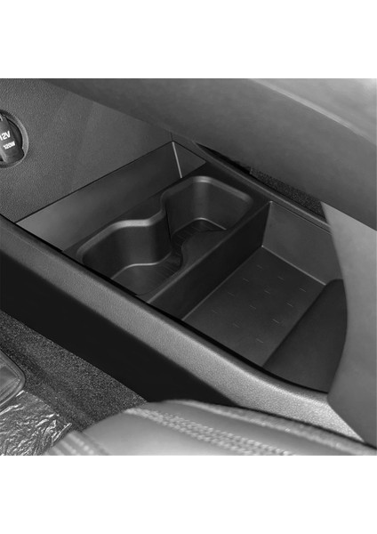 Hyundai Santa Fe 2024 2025 Organizatör Tepsi Aksesuarları Için Araba Merkezi Alt Katman Saklama Kutusu Kupası Tutucu (Yurt Dışından) fiyatları