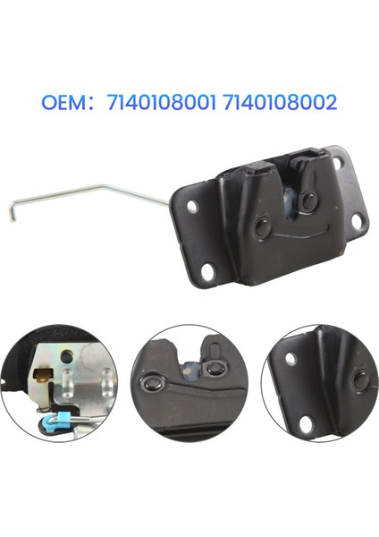 7140108001 7140108002 Araba Arka Bagaj Kapağı Mandal Assy Ssangyong Rexton Için Uyuyor (Yurt Dışından)