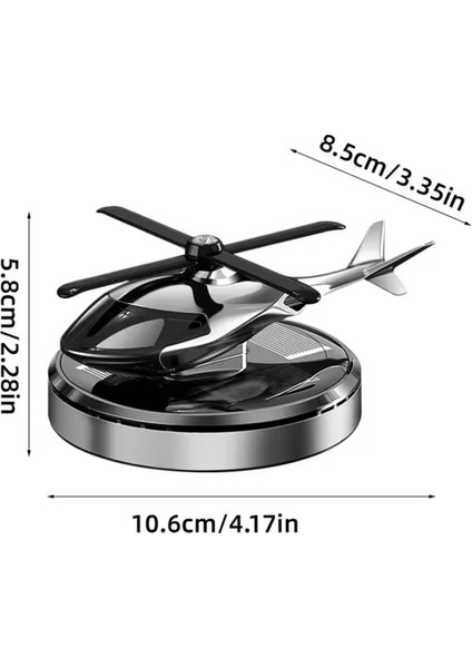 Araba Hava Sınıfı Güneş Helikopter Dekorasyon Alaşım Pervane Dönen Otomatik Aromalı Parfüm Difüzör (Yurt Dışından) fırsatları
