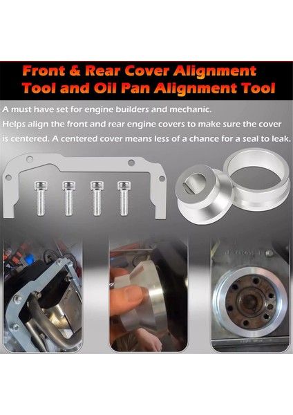 Ön ve Arka Kapak Yağı Tavası Hizalama Aracı + 4.8 5.3 5.7 6.0 6.2 Ls Gm Motor (Yurt Dışından) indirimleri