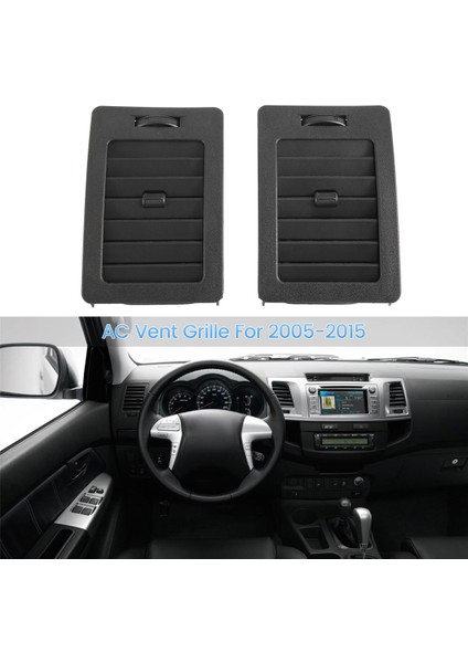 Toyota Hılux Kun Sr5 Ute 2005-2015 Fortuner Aksesuarları Için Iç Klima Grill A/c Havalandırma Grille (Yurt Dışından) fiyatları