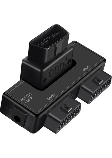 Obd2 One Iki Adaptör Teline Bölünmüş 16 Pin 16 Çekirdek Obd Genişletme Kablo Konnektörü Adaptör Kablosu Evrensel DC5521 (Yurt Dışından)