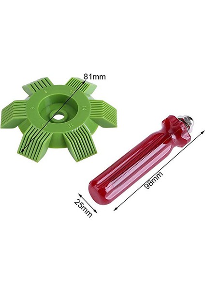 Araç Otomotiv Soğutma A/c Kondenser Radyatör Evaporatör Fin Düzleştirici Tarak Tırılıcı Aracı Beyaz (Yurt Dışından) indirimleri