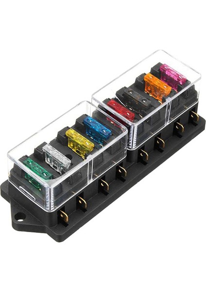 8 Yollu Araba Orta Uç Sigorta Kutusu Çok Yollu Aşırı Yük Modifiye Temel Kavşak Kutusu Çok Yönlü Sigorta Kutusu Mp (Yurt Dışından)