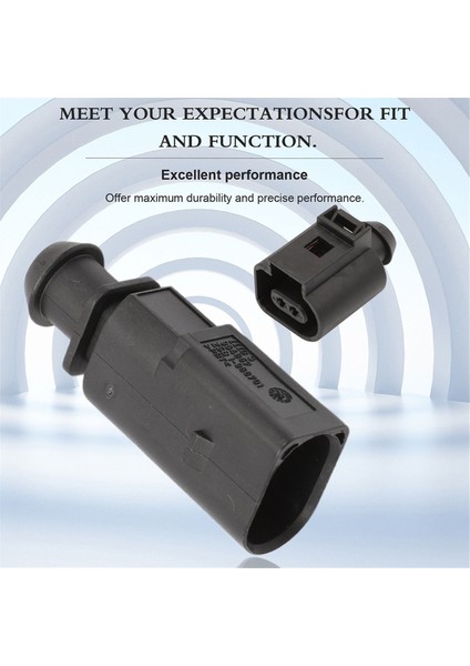 Erkek Dişi Konektör Sensörü Fiş Adaptör Fiş Klip Kiti 1J0973702 1J0973802 6N0906102 Vw Audi Skoda Için (Yurt Dışından) fırsatları
