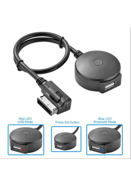 Araba Audio Bluetooth Müzik Adaptörü 5V USB Kablosuz Amı Mmı Mdı Sistemi Aux Bluetooth Adaptörü Mercedes-Benz (Yurt Dışından) fiyatları