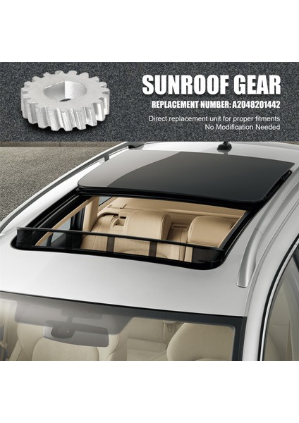 19 Diş Sunroof Motor Cog Dişli A2048201442 Mercedes Için Bmw Ford Jaguar Volvo Araba Aksesuarları (Yurt Dışından) fırsatları