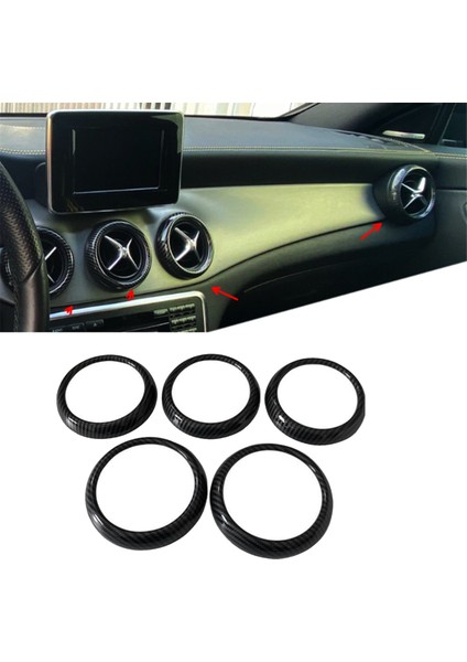 Araba Kliması Havalandırma Outlet Trim Ring A/c Havalandırma Paneli Mercedes Benz A Sınıfı 2013-2018 (Yurt Dışından) modelleri