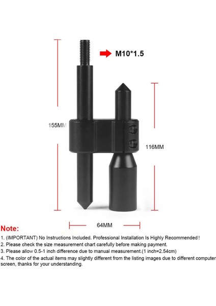 M10X1.5 Alüminyum Araç H Tipi Vites Düğmesi Uzantısı Üç Adaptörlü Ayarlanabilir Genişletici Dişli Değiştirici (Yurt Dışından) indirimleri