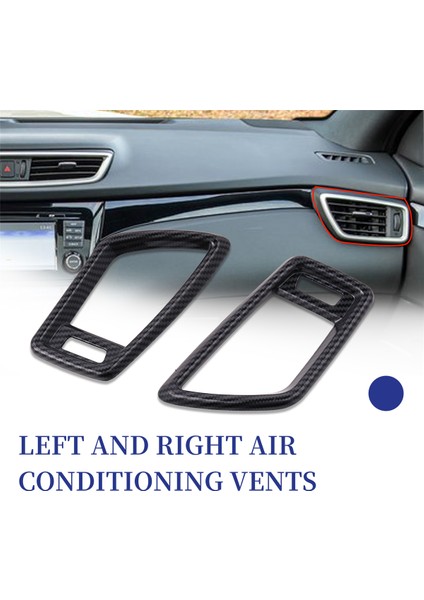 3pcs Araba Ac Havalandırma Merkezi Klima Çıkış Kapağı Nissan Qashqai Için Trim J11 X-Traıl x Traıl T32 2014-2020 (Yurt Dışından) fırsatları