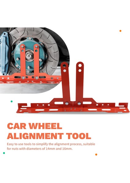 Araç Tekerlek Hizalama Aracı Plakaları Ayarlanabilir Otomotiv Tekerlek Tesviye Hizalayıcı Tekerlek Dengeleme Aracı Turuncu (Yurt Dışından) fırsatları